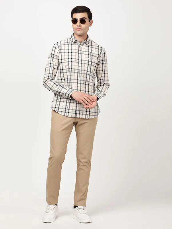 Men Checked Full Sleeve Cotton Shirt
