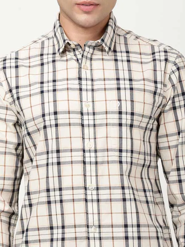 Men Checked Full Sleeve Cotton Shirt