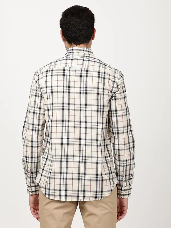 Men Checked Full Sleeve Cotton Shirt