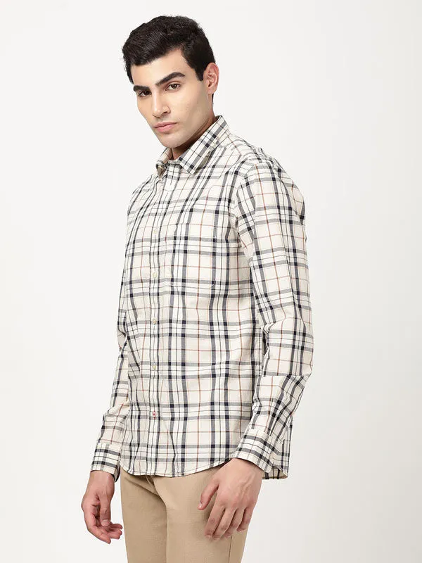 Men Checked Full Sleeve Cotton Shirt
