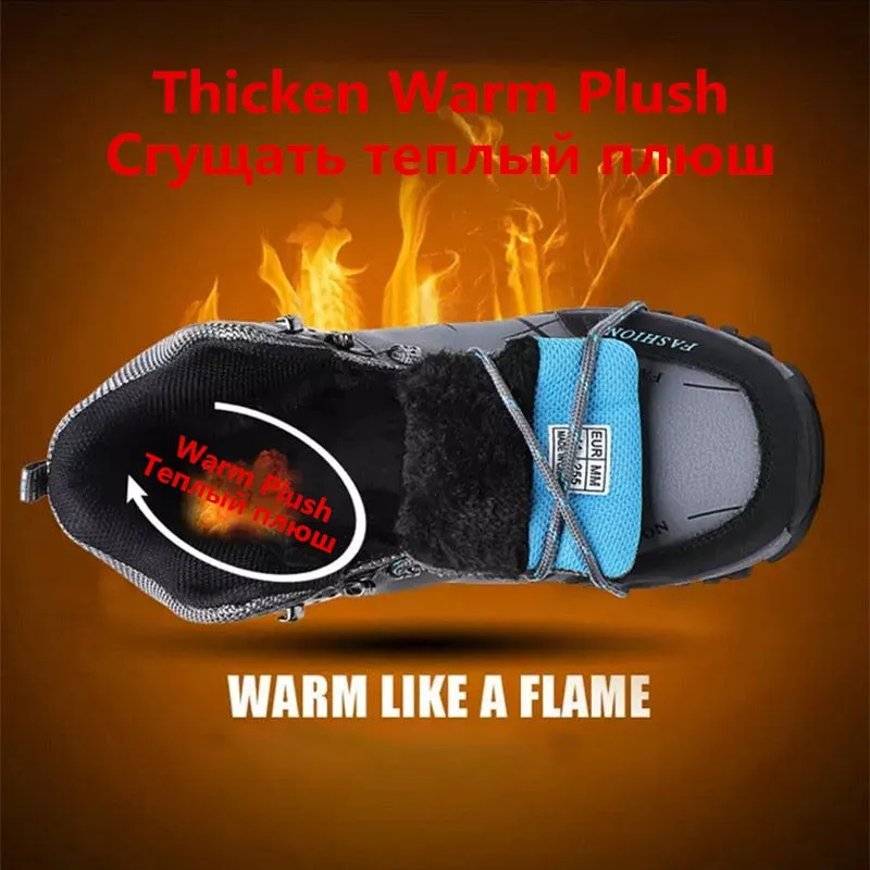 Men Winter Snow Boots