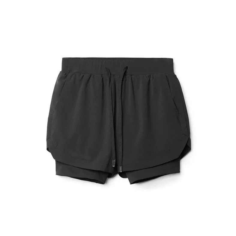 Men's Built In Compression Workout Shorts