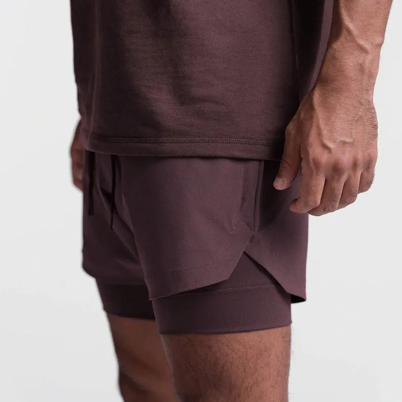 Men's Built In Compression Workout Shorts