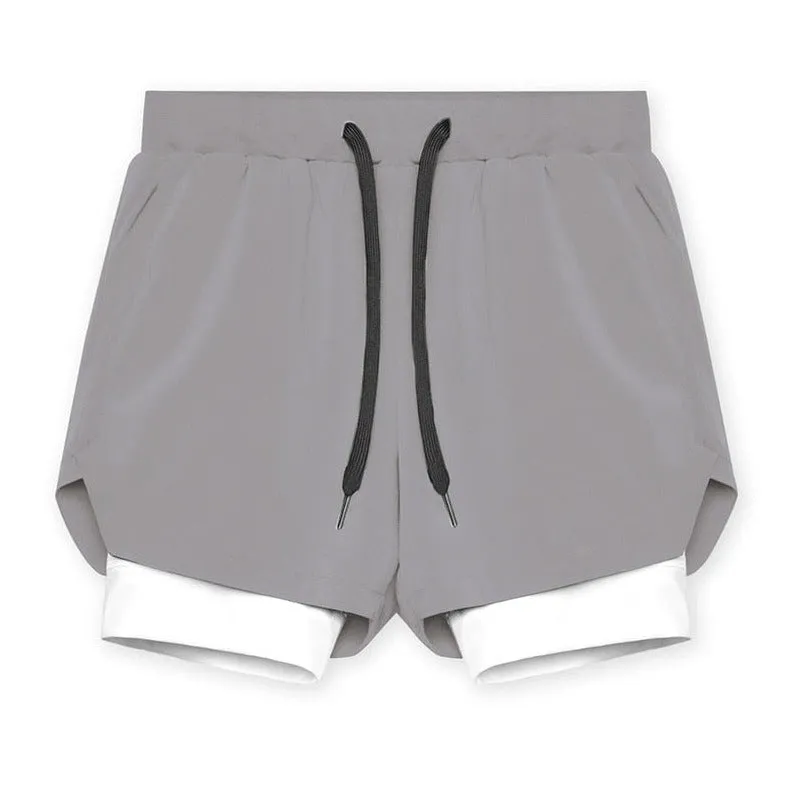 Men's Built In Compression Workout Shorts
