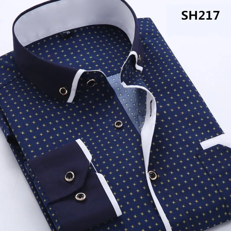 Men's Business Dress Shirt Up To 3XL