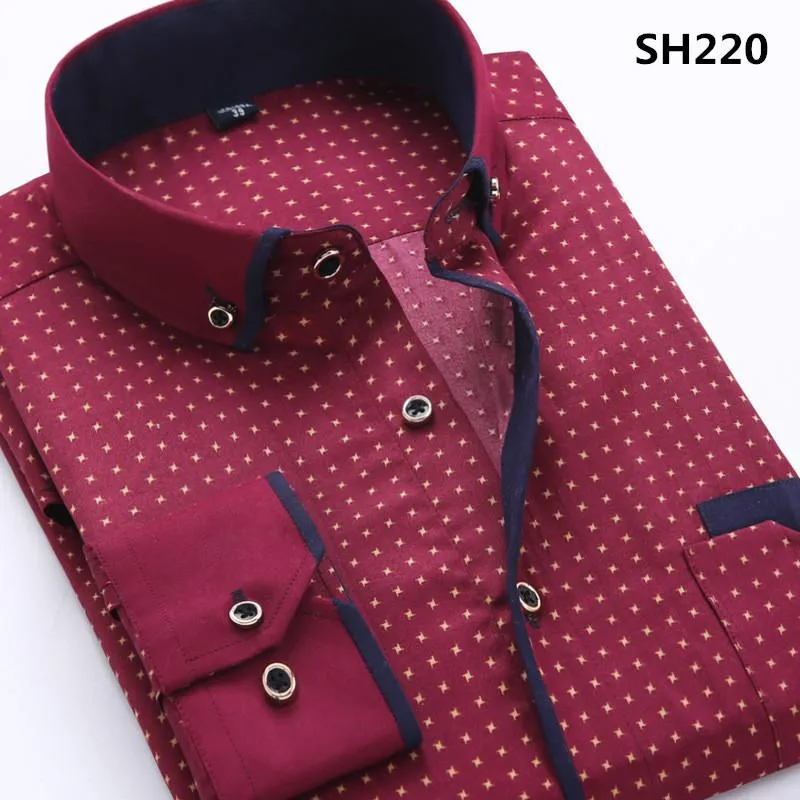 Men's Business Dress Shirt Up To 3XL