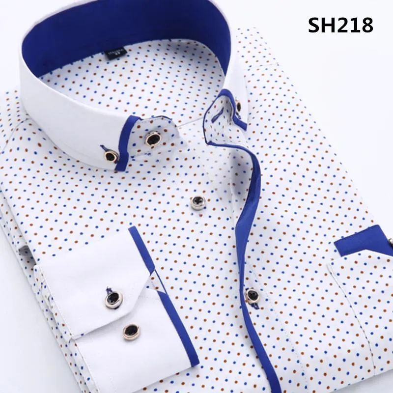 Men's Business Dress Shirt Up To 3XL