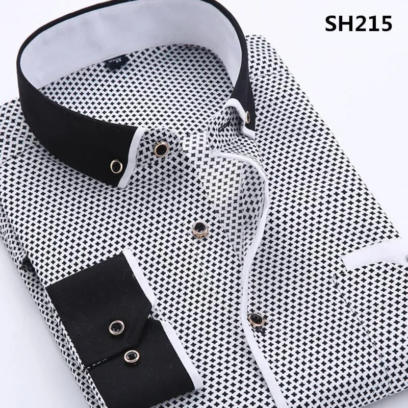 Men's Business Dress Shirt Up To 3XL