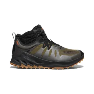 MENS KEEN ZIONIC WATERPROOF HIKING BOOT - DARK OLIVE