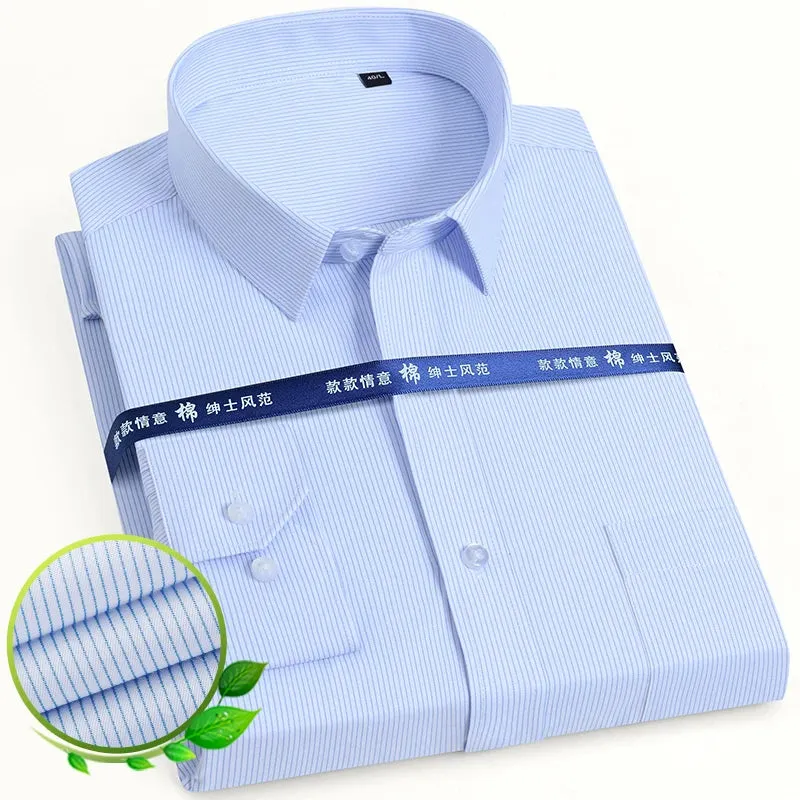 Men's Long Sleeve Dress Shirt with Pocket