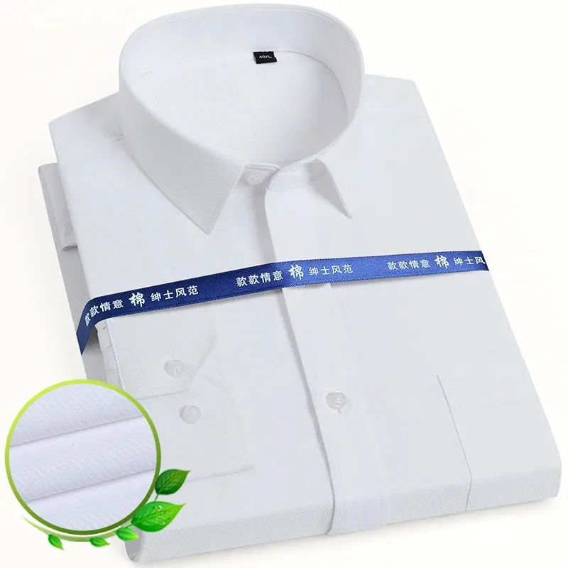 Men's Long Sleeve Dress Shirt with Pocket