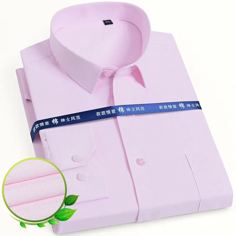 Men's Long Sleeve Dress Shirt with Pocket