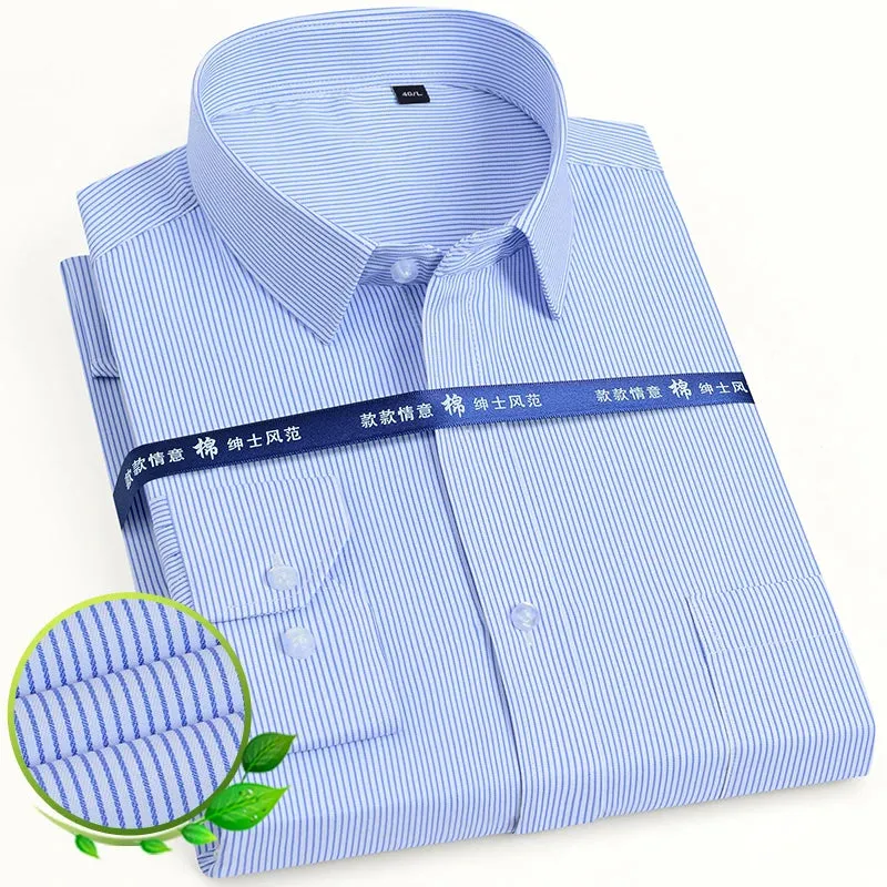 Men's Long Sleeve Dress Shirt with Pocket