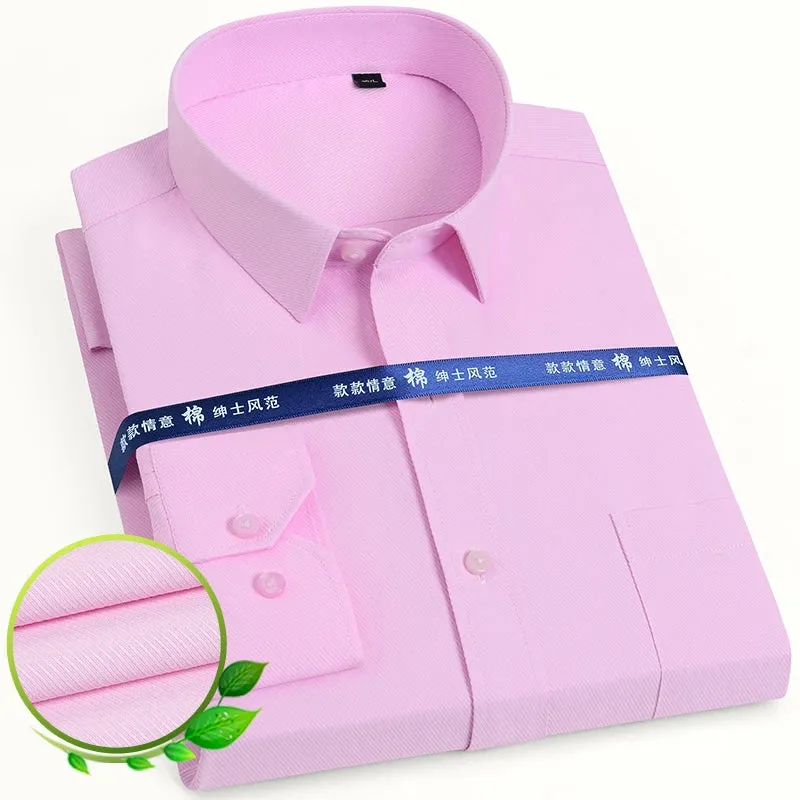 Men's Long Sleeve Dress Shirt with Pocket