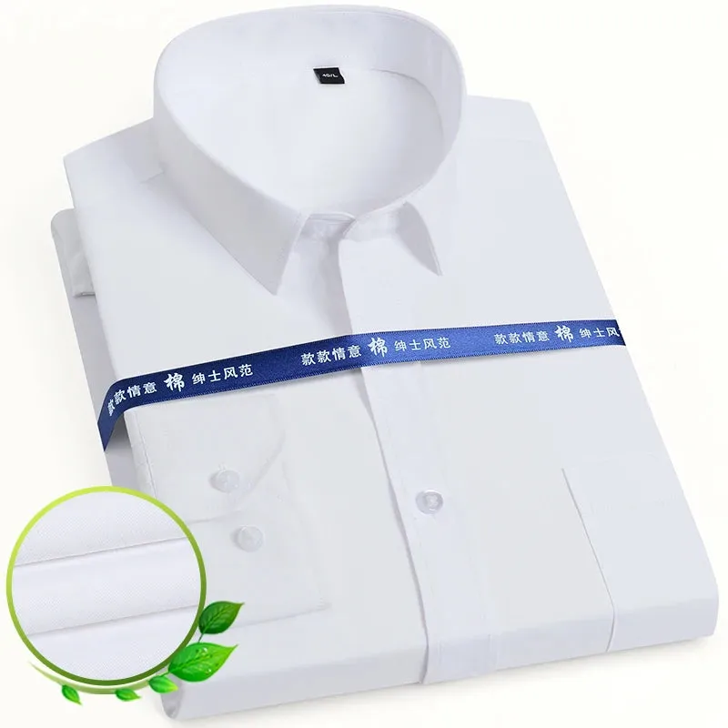 Men's Long Sleeve Dress Shirt with Pocket