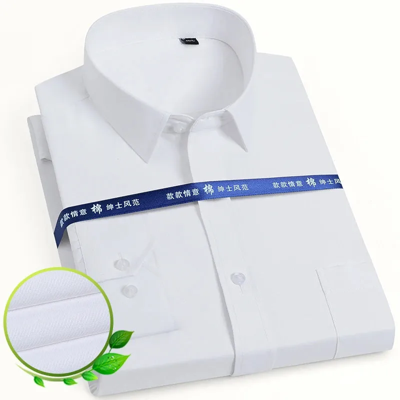 Men's Long Sleeve Dress Shirt with Pocket