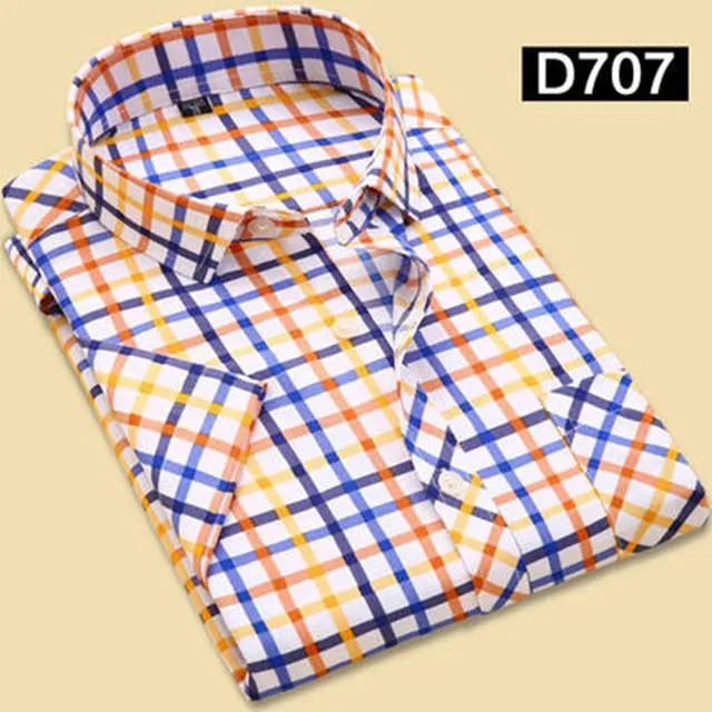 Men's Print Dress Shirt In 10 Colors And Styles