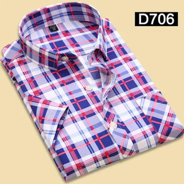 Men's Print Dress Shirt In 10 Colors And Styles