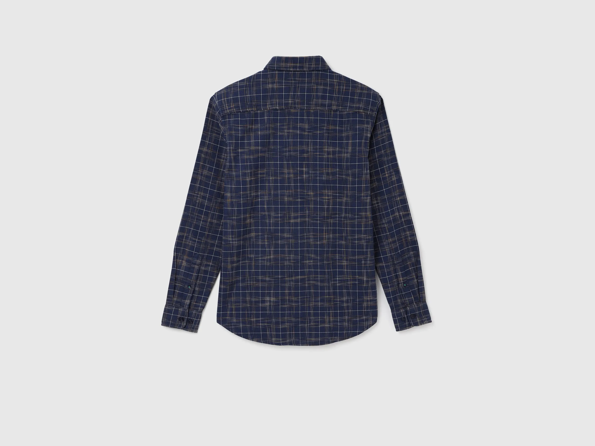 Men's Slim Fit Spread Collar Checked Shirts