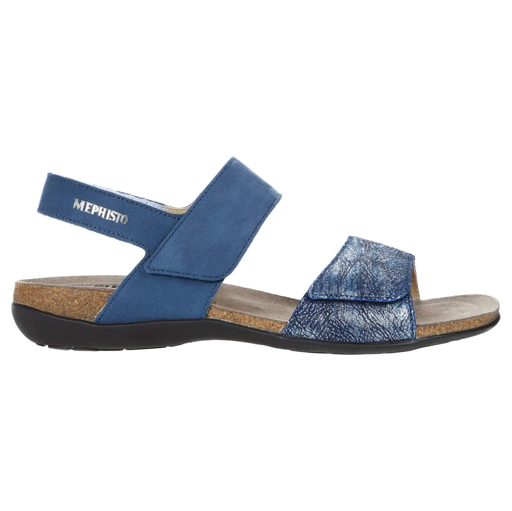 Mephisto Agave Nubuck Leather Women's Cork Sandals