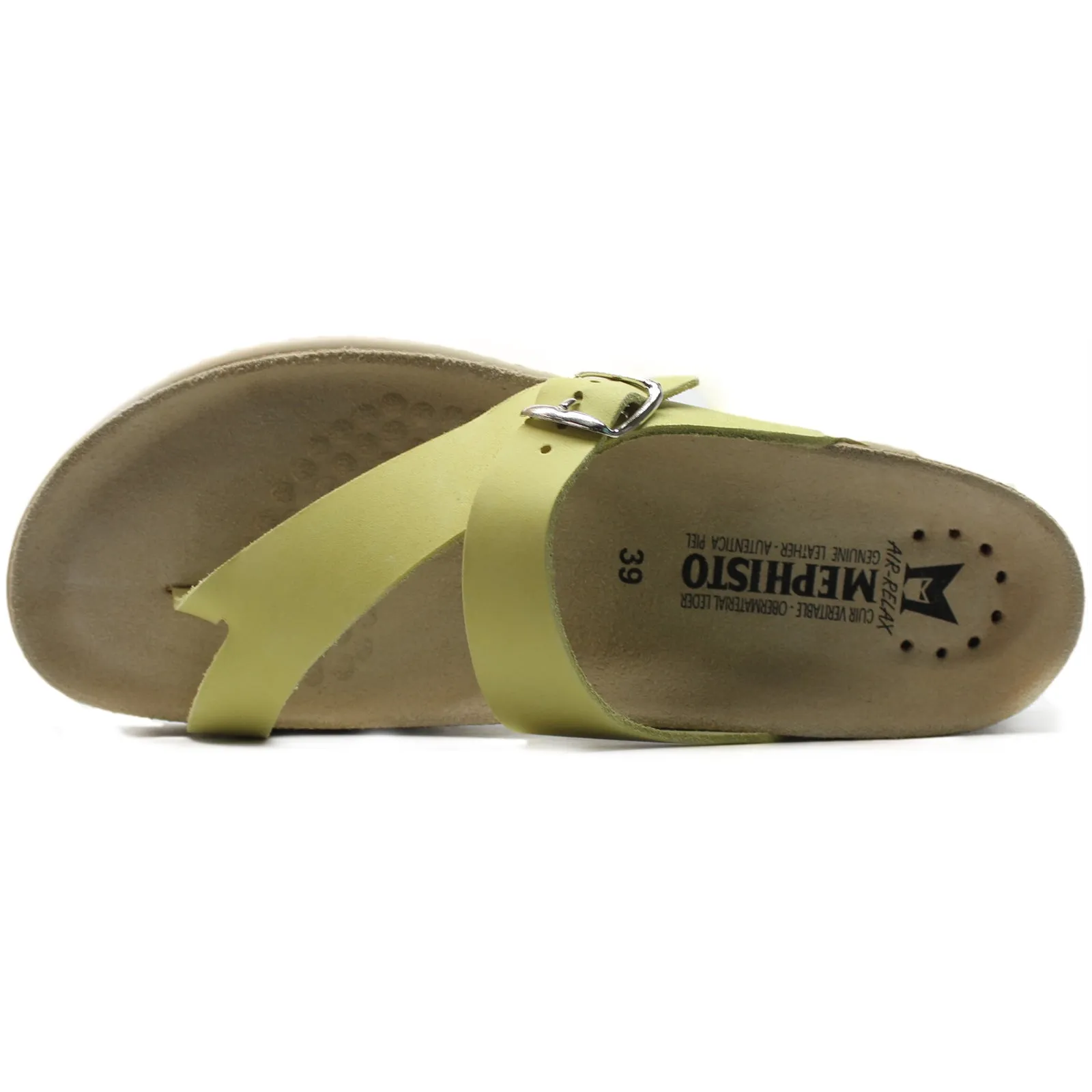 Mephisto Helen Mix Nubuck Leather Women's Slide Sandals