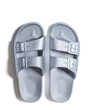 Metalic Silver Slides
