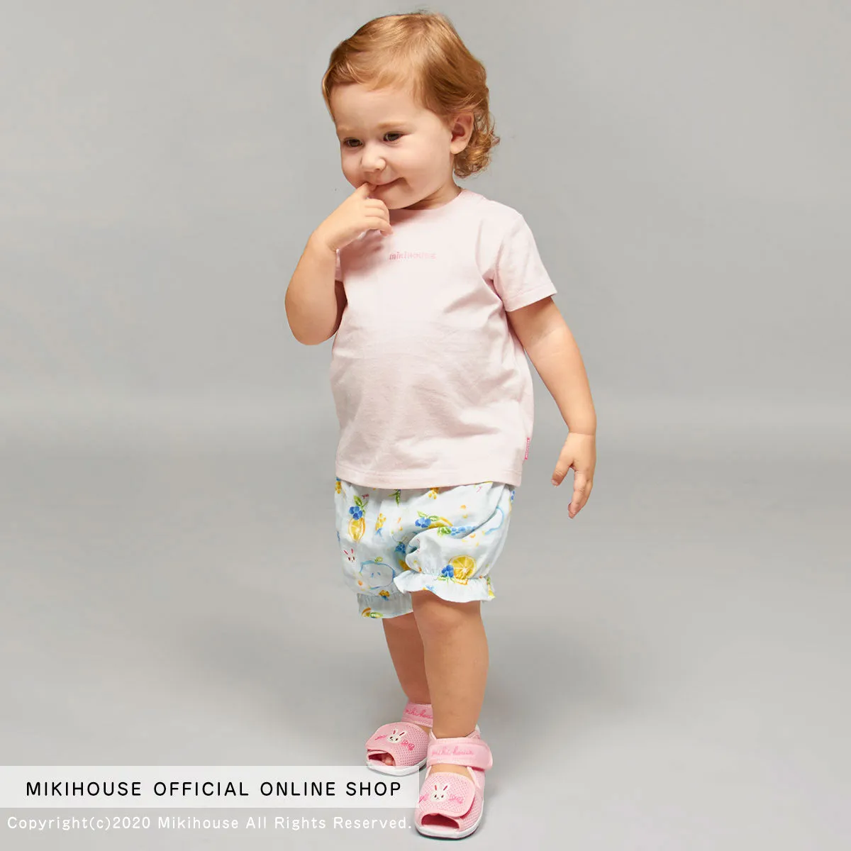 MIKI HOUSE Everyday Tee (Embroidery Logo)