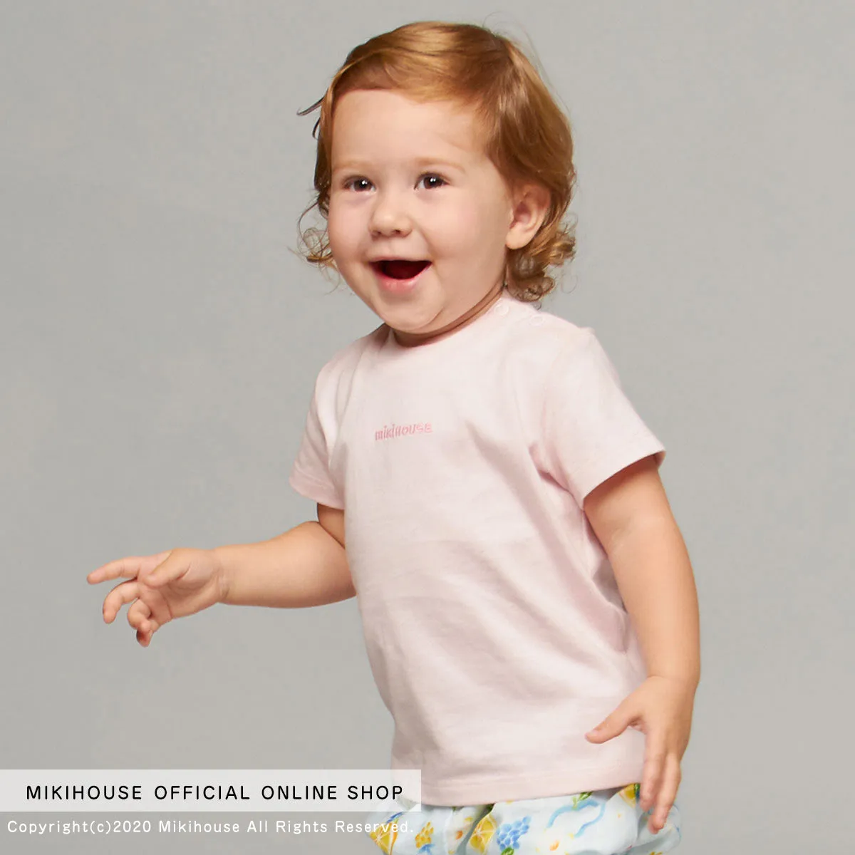 MIKI HOUSE Everyday Tee (Embroidery Logo)