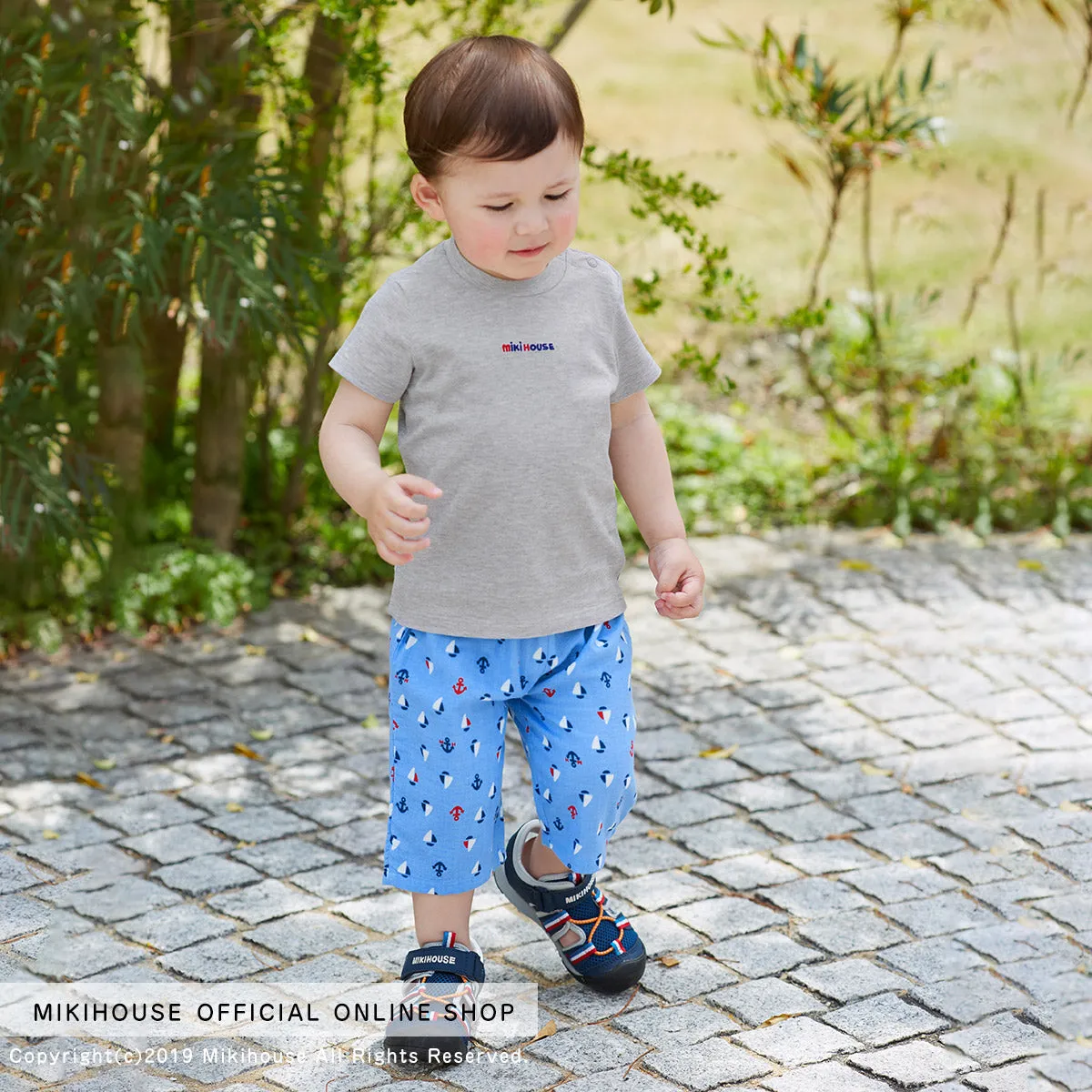 MIKI HOUSE Everyday Tee (Embroidery Logo)