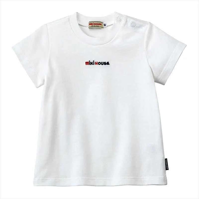 MIKI HOUSE Everyday Tee (Embroidery Logo)
