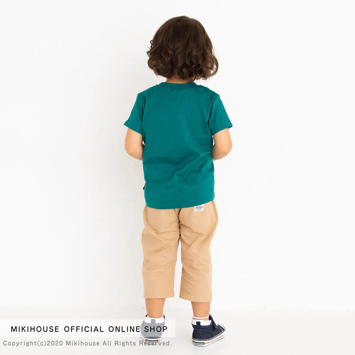 MIKI HOUSE Everyday Tee (Embroidery Logo)