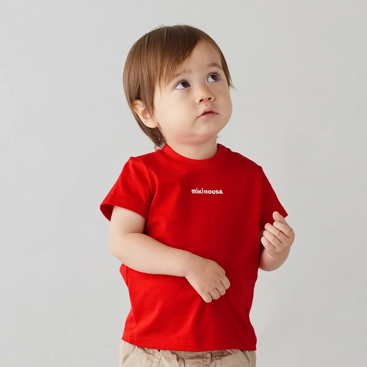 MIKI HOUSE Everyday Tee (Embroidery Logo)