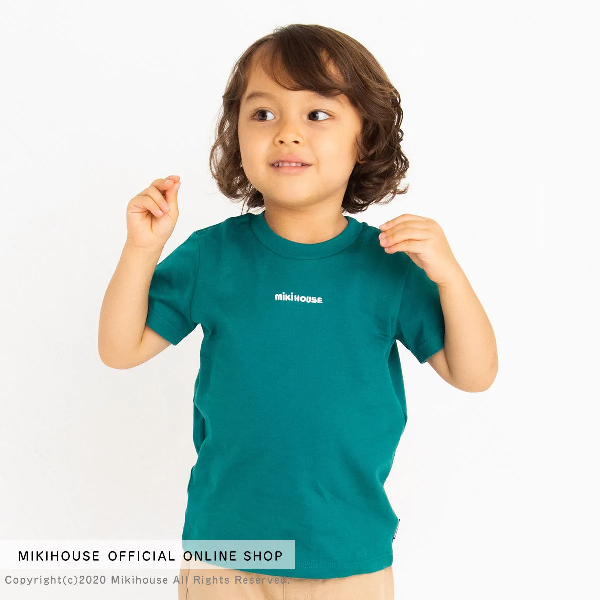 MIKI HOUSE Everyday Tee (Embroidery Logo)