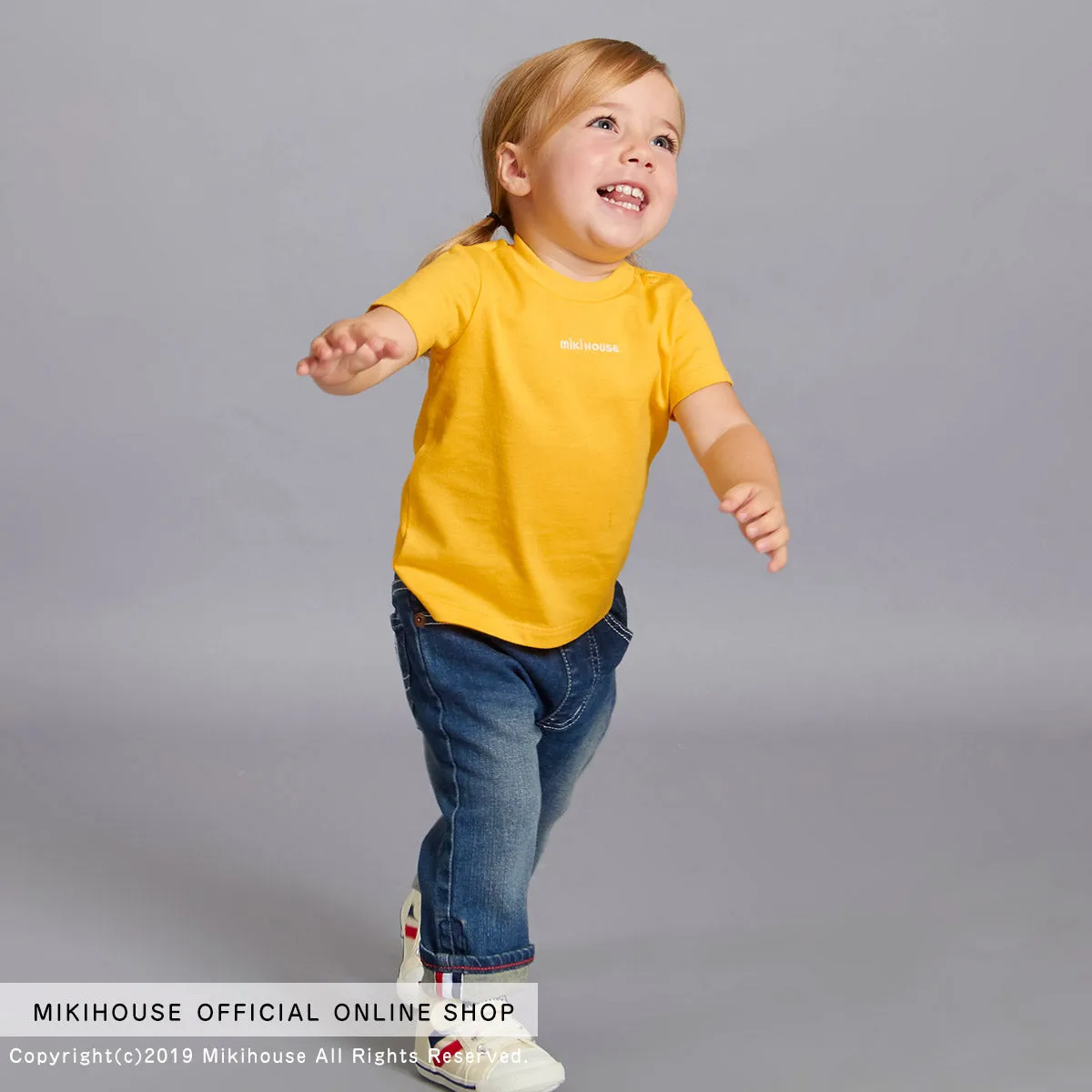 MIKI HOUSE Everyday Tee (Embroidery Logo)