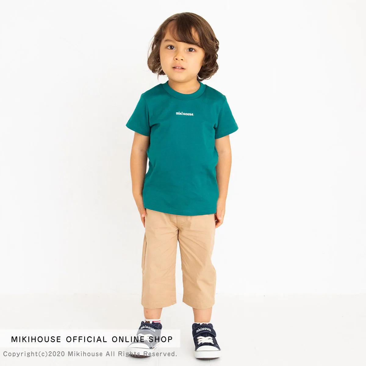 MIKI HOUSE Everyday Tee (Embroidery Logo)