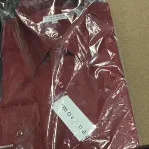 Modena Dress Shirt Burgundy Contemporary Fit