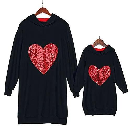 Mom and Mini Red Heart Shirts - Priority Shipping