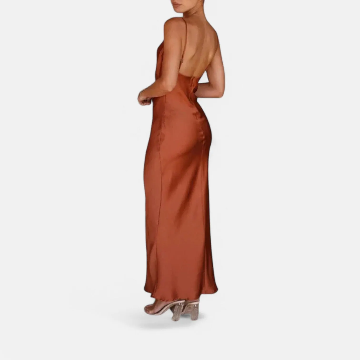 Monacogents | Satin Cowl Maxi – Sultry Silhouette, Effortless Elegance