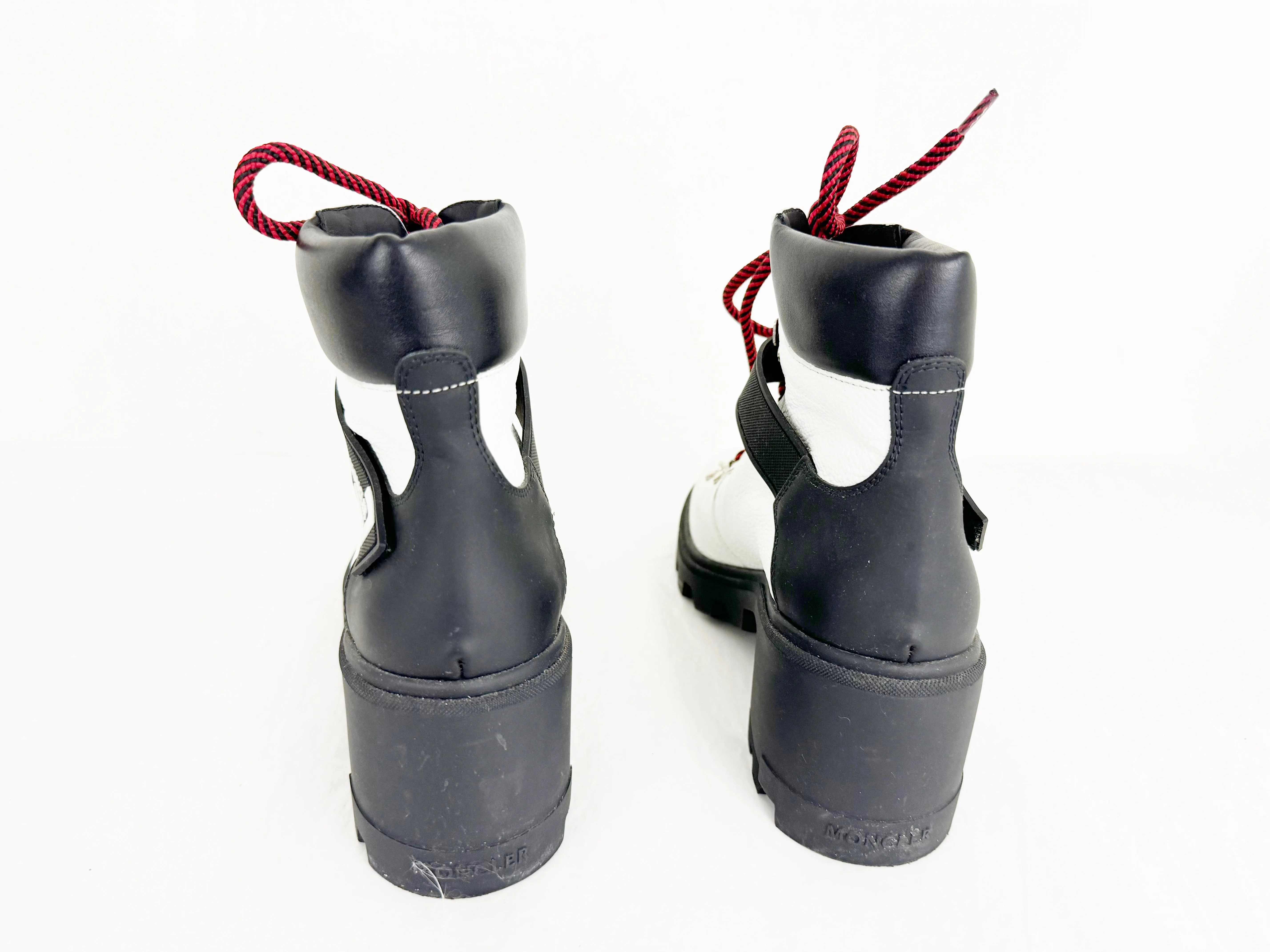 Moncler Carol Lug Sole Boots Size 9.5