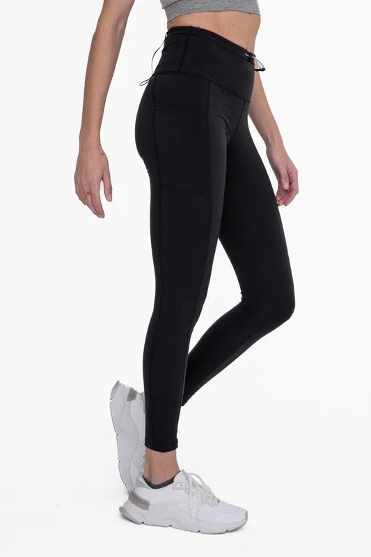 Mono B Adjustable Bungee Waist Leggings