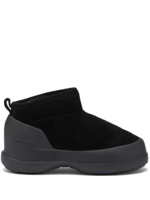 Moon Boot Capsule Black Low Top Snow Boots