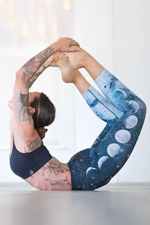 Moon Print Leggings