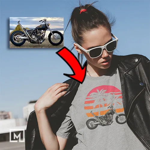 Motorcycles | Custom Print Unisex | T-shirt