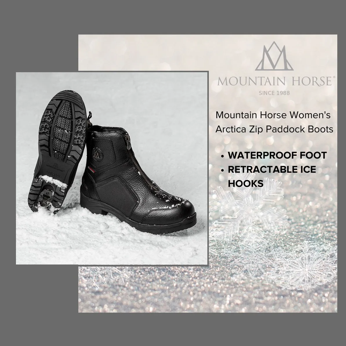 Mountain Horse® Ladies Arctica Winter Zip Paddock Boots