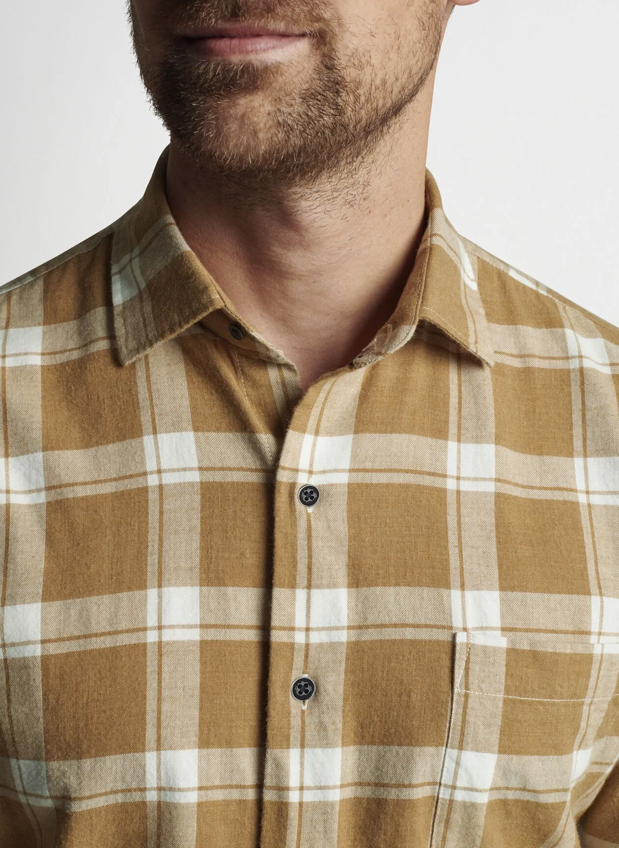 Mountainside Woven Sport Shirt in Summer Dunes