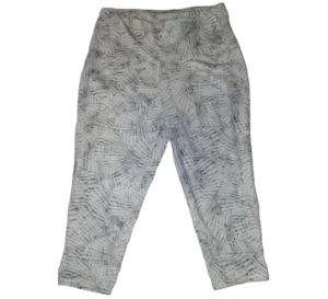 MTA Sport Cropped Legging Womens L High Rise Capri Workout Yoga Waist Pocket EUC