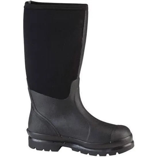 Muck Men's Chore Tall 17" Waterproof Rubber Work Boot - Black - CHH-000A