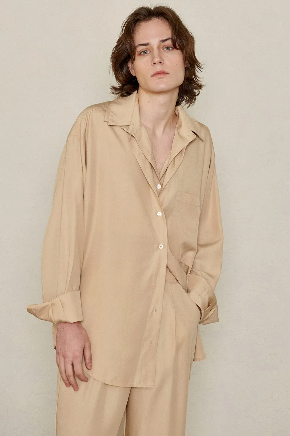 Multi-Way Layered Bamboo Shirt