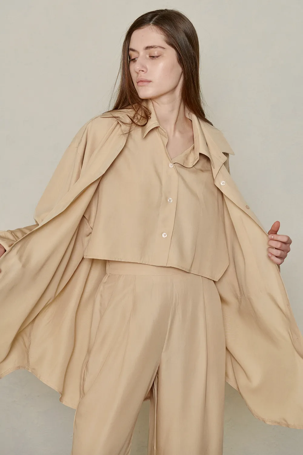 Multi-Way Layered Bamboo Shirt