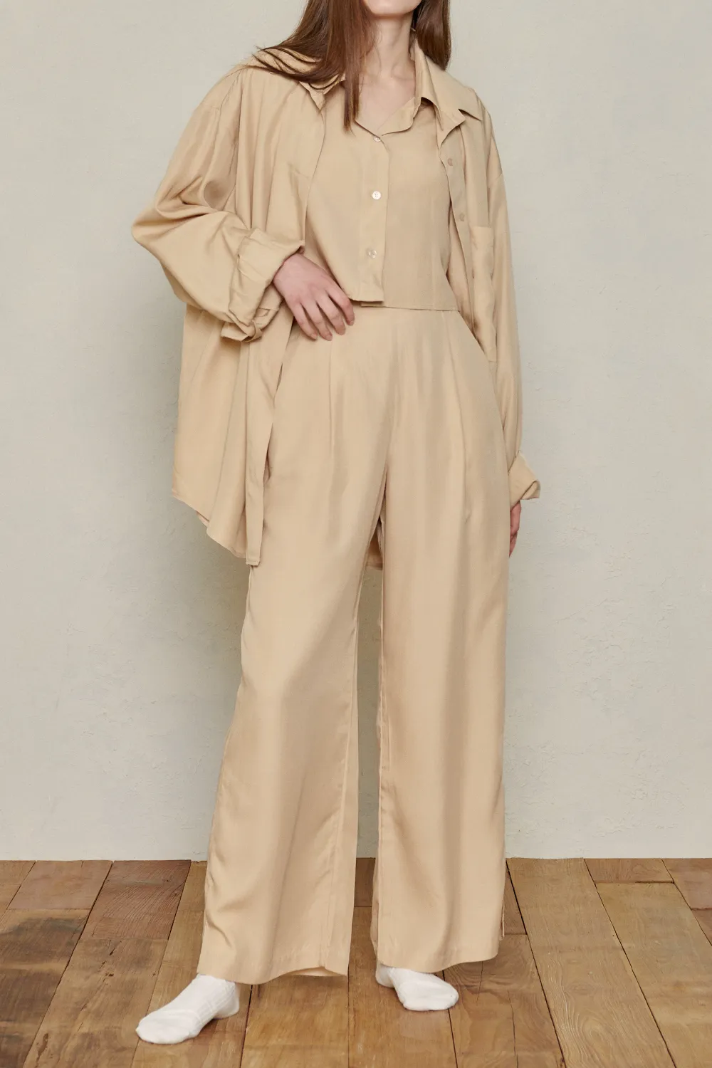 Multi-Way Layered Bamboo Shirt